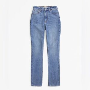 Abercrombie & Fitch the 90s Slim Straight Ultra High Rise | Curve Love | 34/18
